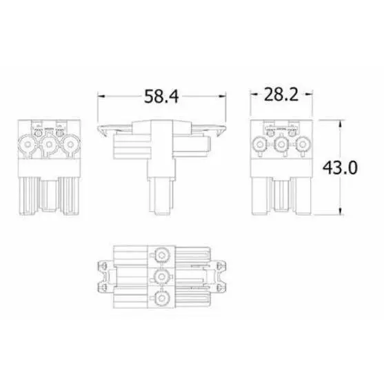 Adapter- łącznik GST T-Type (OE)