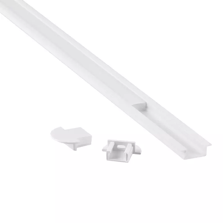 Profil do taśm LED z kloszem podtynkowy biały 1m