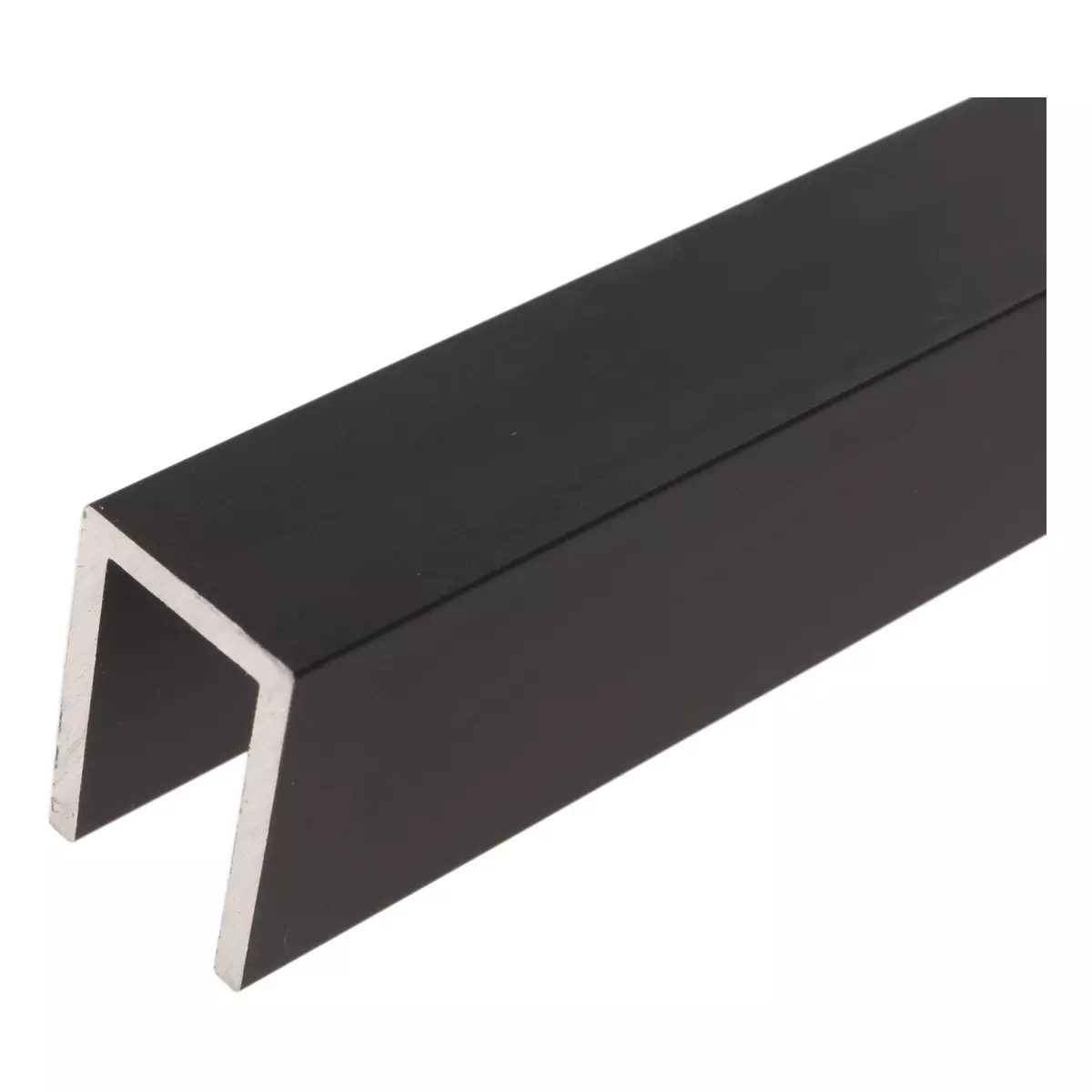 Profil aluminiowy do montażu szkła 10mm L-3m czarna anoda