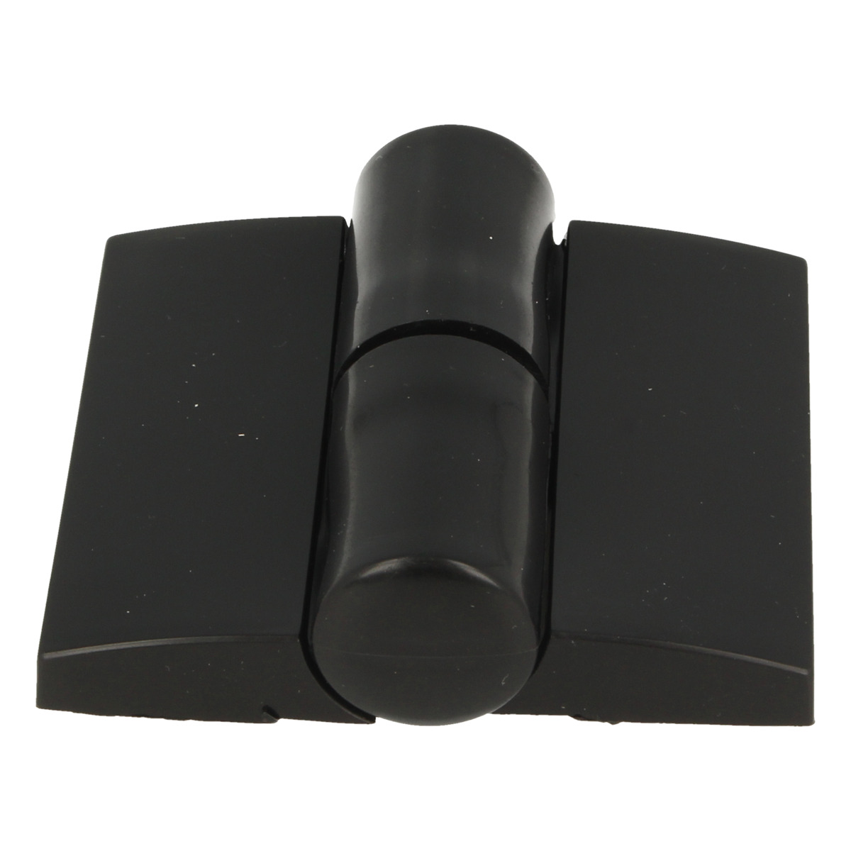 Zawias kabiny toaletowej WC Hakner samodomykający czarny prawy