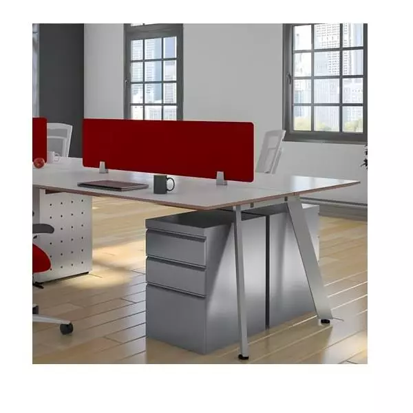 Mocowanie przesłony biurka nakładane aluminium