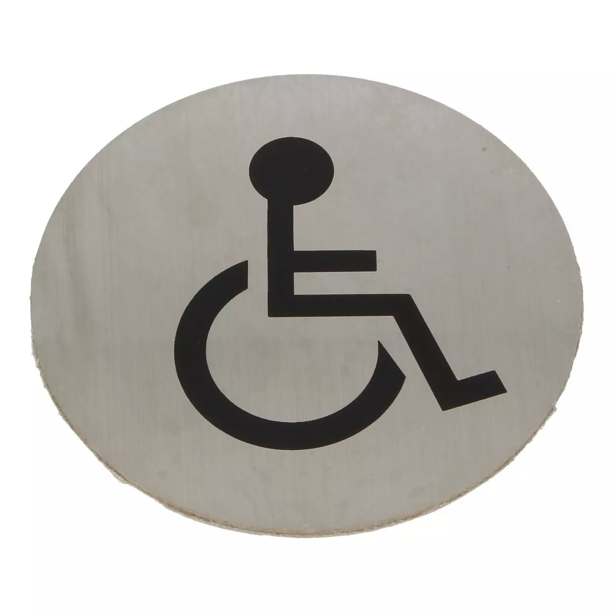Piktogram tabliczka Hakner na drzwi toalety SS304 samoprzylepny WC dla inwalidów