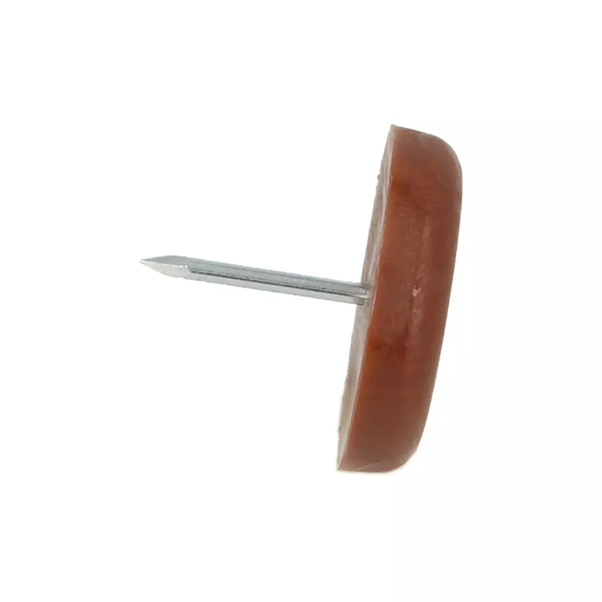 Ślizgacz meblowy z gwoździem pojedynczy ø28mm brązowy 100szt