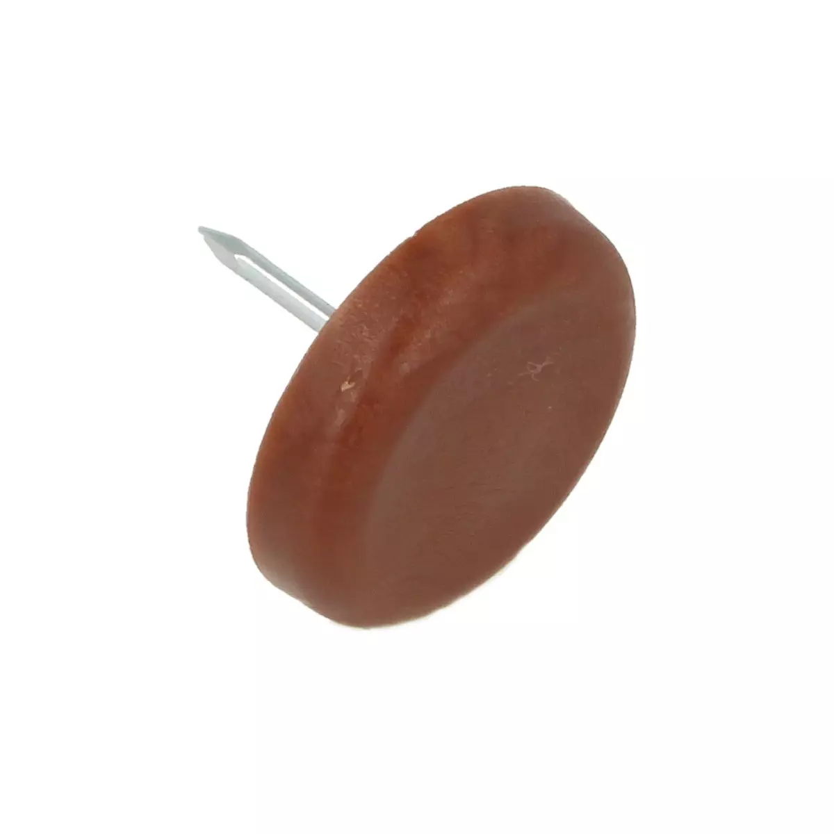 Ślizgacz meblowy z gwoździem pojedynczy ø28mm brązowy 100szt
