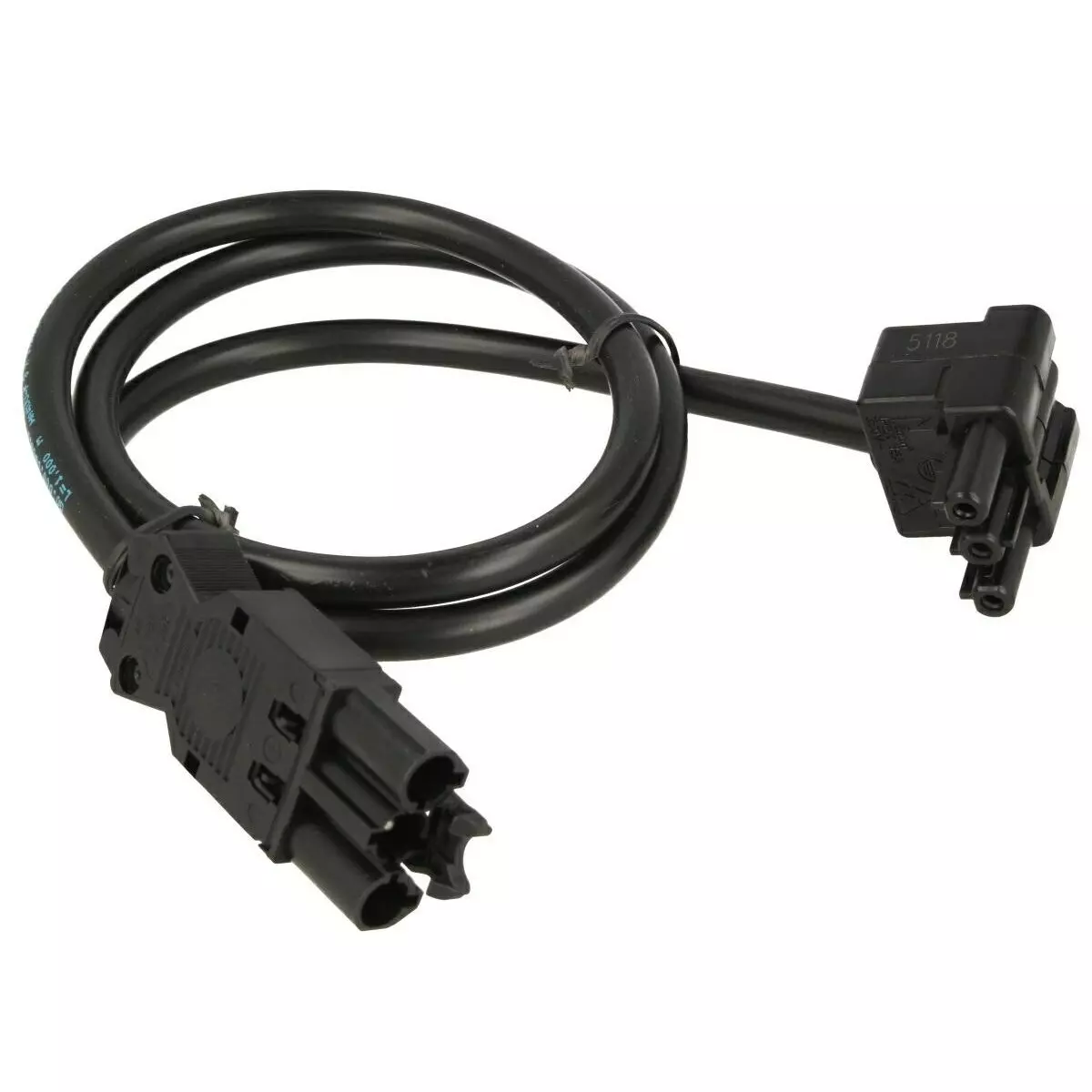 Kabel łączący GST 1m czarny z klipsem