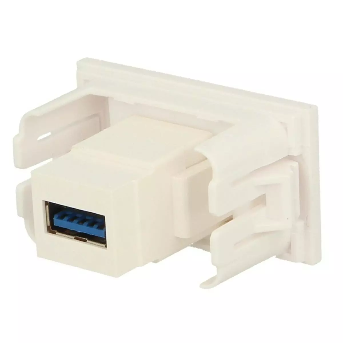 QF5 Gniazdo USB 3.0 białe