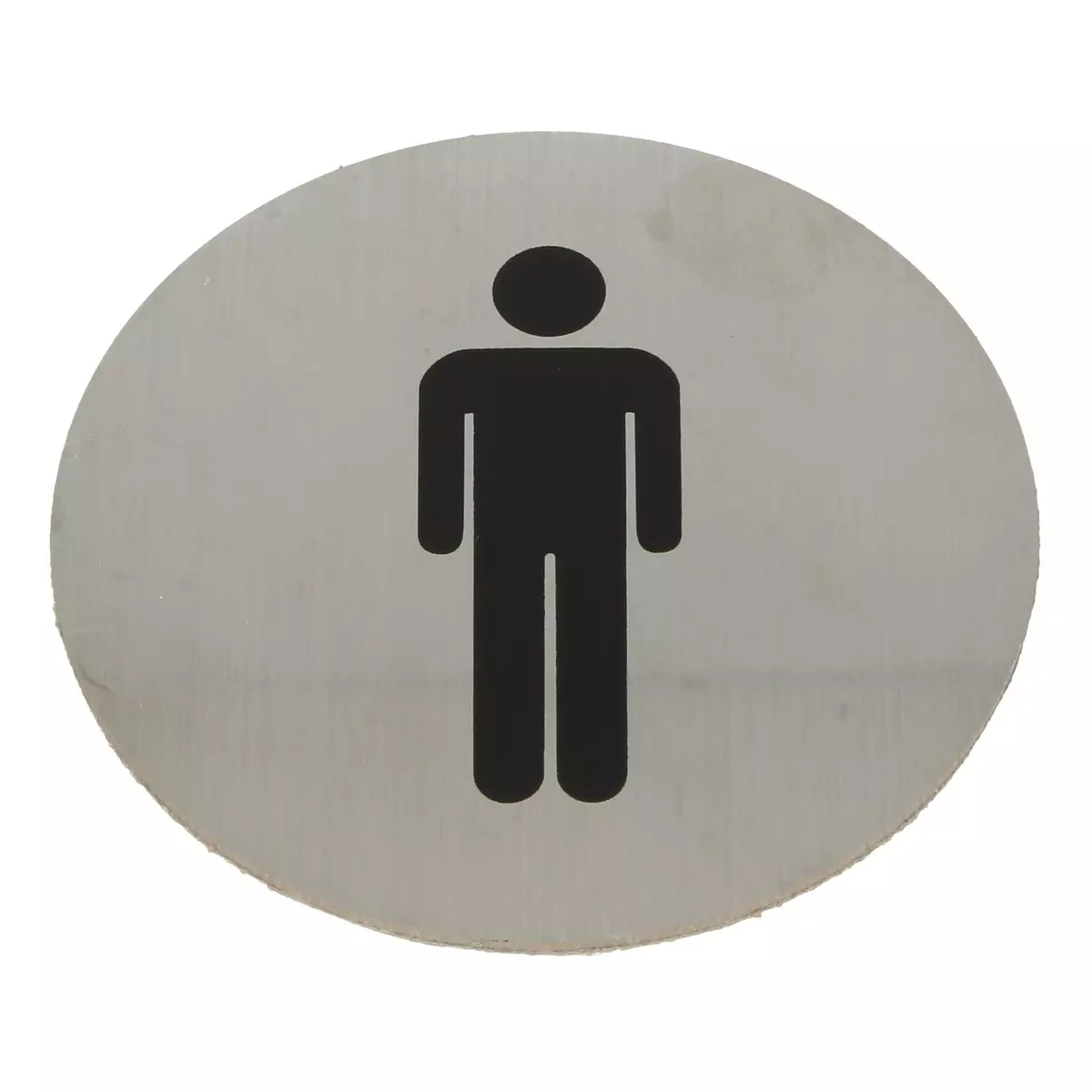 Piktogram tabliczka na drzwi toalety SS304 samoprzylepny WC Męskie
